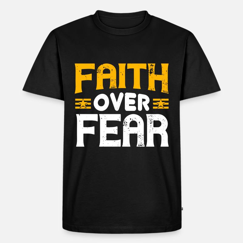 Christlich - Männer Premium Bio T-Shirt - Schwarz