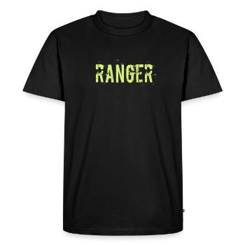 ranger - T-shirt Premium bio Homme - noir - Devant - Nico (187cm)