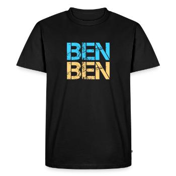 Ben - T-shirt Premium bio Homme - noir - Devant - Nico (187cm)