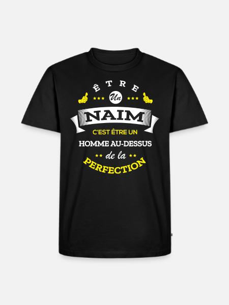 NAIM PARFAIT - NOM NAIM - T-shirt Premium bio Homme - noir