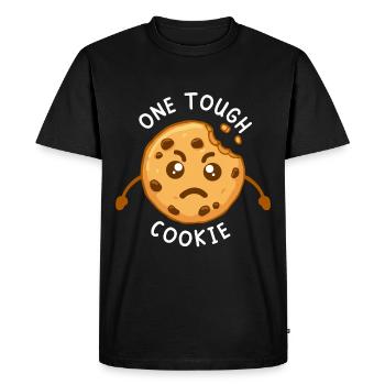 Biscuits Drôles de biscuits en cadeau - T-shirt Premium bio Homme - noir - Devant - Nico (187cm)