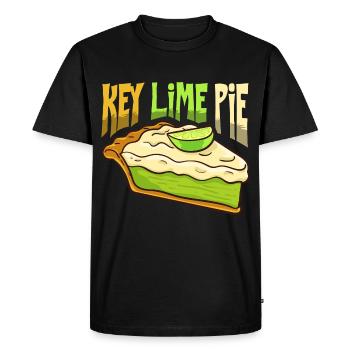 Key Lime Pie Lime Recipe West Florida - Men's Premium Organic T-Shirt - black - Front - Nico (187cm)