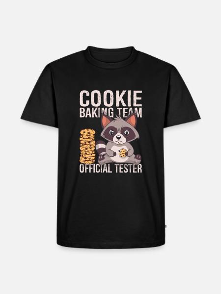 Official cookie cutter raccoon - Men's Premium Organic T-Shirt - black