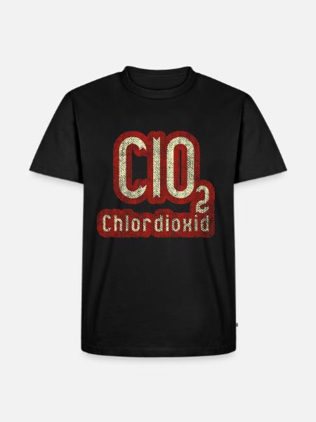 Chlorine dioxide CDL CDS - Men's Premium Organic T-Shirt - black