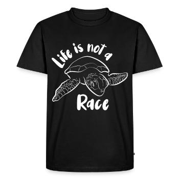Turtle Turtle - Men's Premium Organic T-Shirt - black - Front - Nico (187cm)