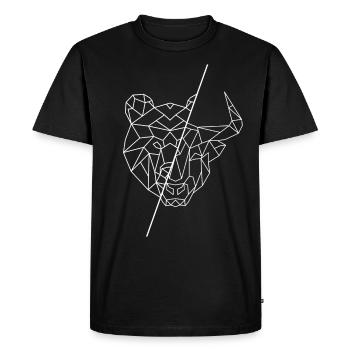 capitalisme - T-shirt Premium bio Homme - noir - Devant - Nico (187cm)