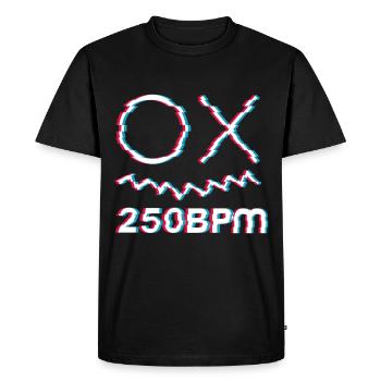250 Bpm Techno Rave Festival - T-shirt Premium bio Homme - noir - Devant - Nico (187cm)