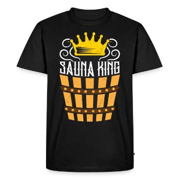 Sauna King Saunameister Wellness - T-shirt Premium bio Homme - noir - Devant - Nico (187cm)