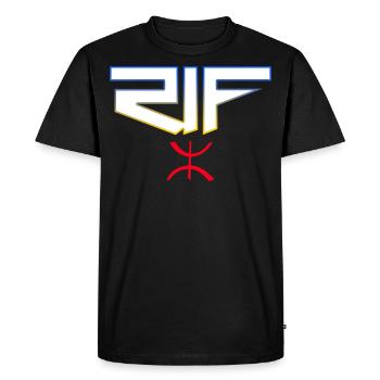 Rif - Men's Premium Organic T-Shirt - black - Front - Nico (187cm)