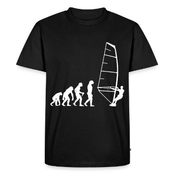 Windsurfer Surf Windsurf Gift Windsurfing - Men's Premium Organic T-Shirt - black - Front - Nico (187cm)