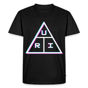 URI FORMULA Electronics - Men's Premium Organic T-Shirt - black - Front - Nico (187cm)