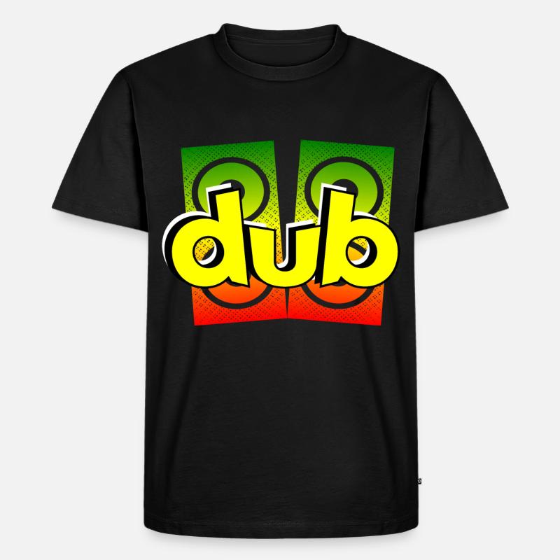 Dub - Männer Premium Bio T-Shirt - Schwarz