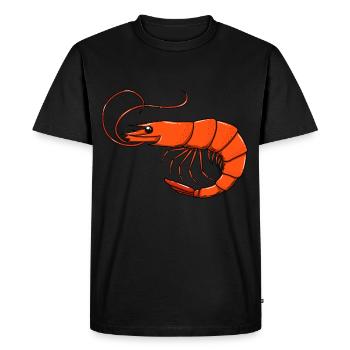 Shrimp Jitsu Arts martiaux mixtes - T-shirt Premium bio Homme - noir - Devant - Nico (187cm)
