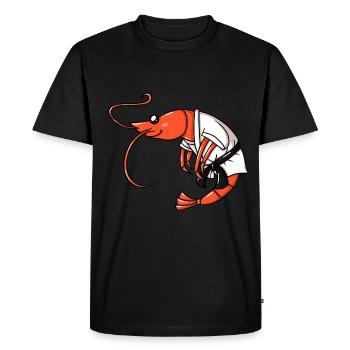 Shrimp Jitsu Arts martiaux mixtes - T-shirt Premium bio Homme - noir - Devant - Nico (187cm)