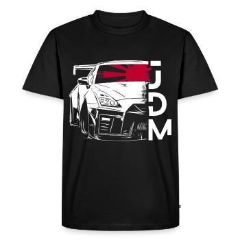 If one day the speed kills me.. / Paul Walker JDM - T-shirt Premium bio Homme - noir - Devant - Nico (187cm)