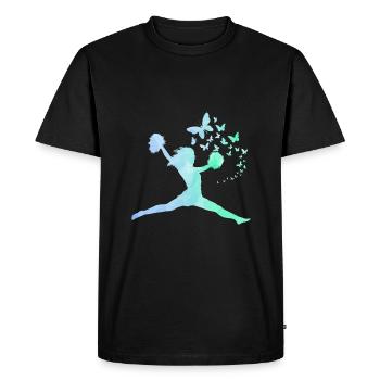 cheerleader - Men's Premium Organic T-Shirt - black - Front - Nico (187cm)