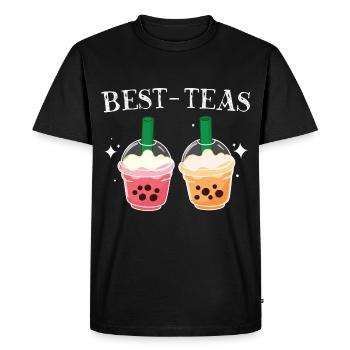 Best Teas Meilleure amie Cadeau - T-shirt Premium bio Homme - noir - Devant - Nico (187cm)