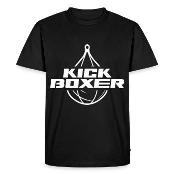 Kickboxer Kickboxing Kick Boxer Kickboxen - Men's Premium Organic T-Shirt - black - Front - Nico (187cm)