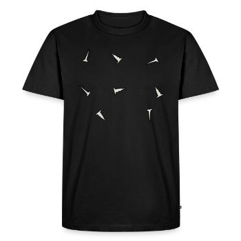 Clous et vis - T-shirt Premium bio Homme - noir - Devant - Nico (187cm)