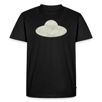 OVNI - T-shirt Premium bio Homme - noir - Devant - Nico (187cm)