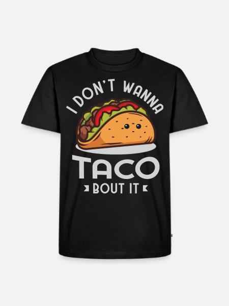 Taco Tacos Apperal - Men's Premium Organic T-Shirt - black