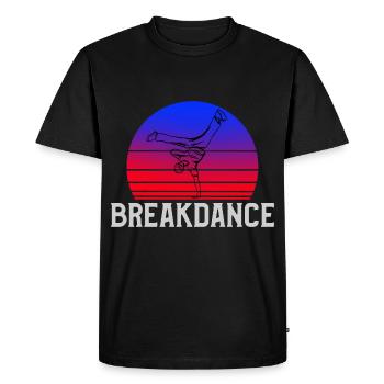 Hip Hop Rap Breakdance B-Boys B-Girls Designs - T-shirt Premium bio Homme - noir - Devant - Nico (187cm)