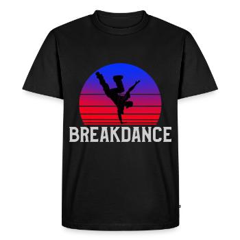 Hip Hop Rap Breakdance B-Boys B-Girls Designs - T-shirt Premium bio Homme - noir - Devant - Nico (187cm)