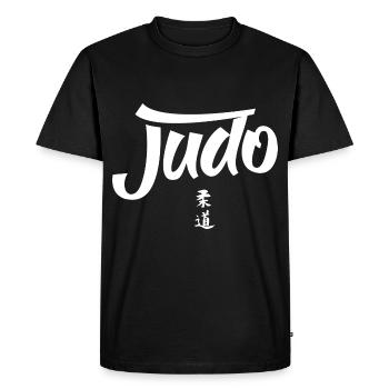 Judo Japanese Martial Arts Judoka Belt - Men's Premium Organic T-Shirt - black - Front - Nico (187cm)