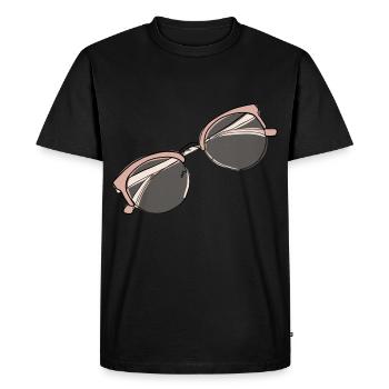 Lunettes Symbole Boho - T-shirt Premium bio Homme - noir - Devant - Nico (187cm)