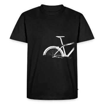VTT VTT coupé - T-shirt Premium bio Homme - noir - Devant - Nico (187cm)