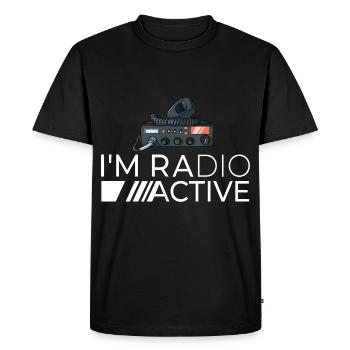 Amateur Radio Ham Radio Radio Service Amateur - T-shirt Premium bio Homme - noir - Devant - Nico (187cm)