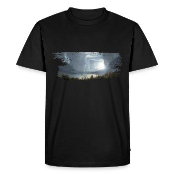 Fantasy cave - Men's Premium Organic T-Shirt - black - Front - Nico (187cm)