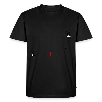 Black Storks - Men's Premium Organic T-Shirt - black - Front - Nico (187cm)