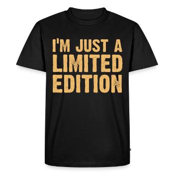 Paroles drôles, cadeau par exemple anniversaire, ballot sexy - T-shirt Premium bio Homme - noir - Devant - Nico (187cm)