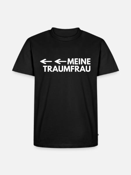 My dream woman - Men's Premium Organic T-Shirt - black