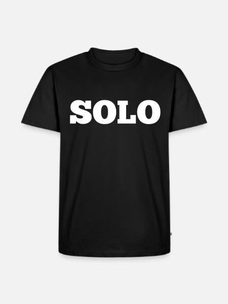 solo - Men's Premium Organic T-Shirt - black