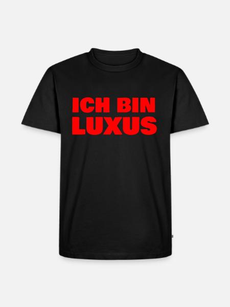I am luxury - Men's Premium Organic T-Shirt - black