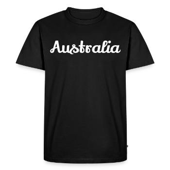 Australia - T-shirt Premium bio Homme - noir - Devant - Nico (187cm)