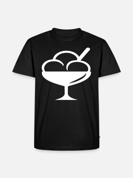 sundae - Men's Premium Organic T-Shirt - black