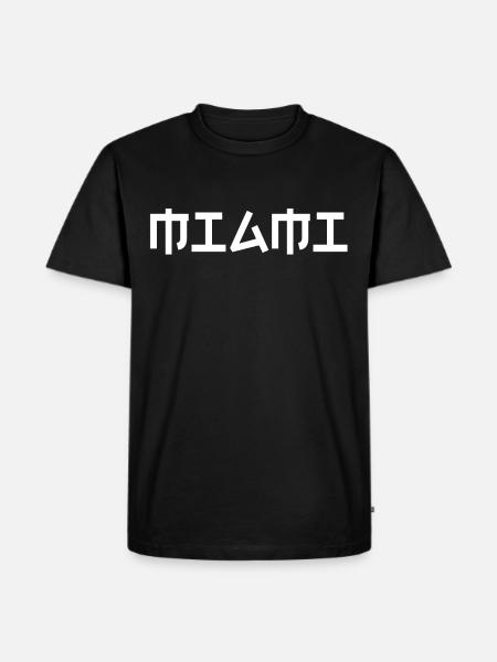 Miami - Men's Premium Organic T-Shirt - black