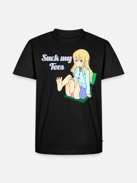 Suck my toes - Men's Premium Organic T-Shirt - black