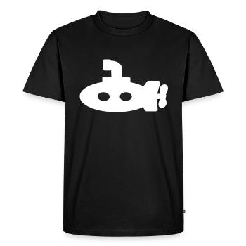 sous-marin - T-shirt Premium bio Homme - noir - Devant - Nico (187cm)