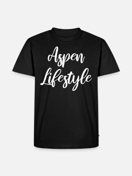 Aspen lifestyle - Men's Premium Organic T-Shirt - black