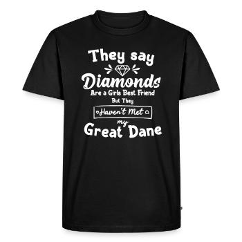 Great dane - Men's Premium Organic T-Shirt - black - Front - Nico (187cm)