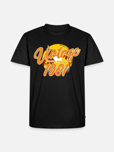 1981 - Men's Premium Organic T-Shirt - black