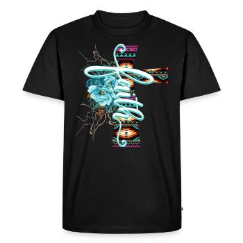 Foi - T-shirt Premium bio Homme - noir - Devant - Nico (187cm)