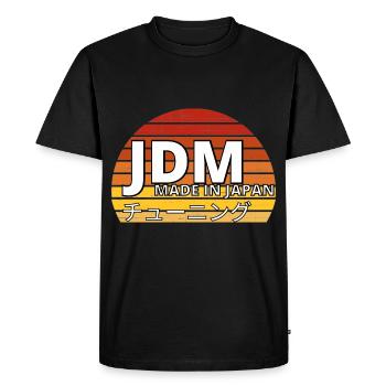 If one day the speed kills me.. / Paul Walker JDM - T-shirt Premium bio Homme - noir - Devant - Nico (187cm)