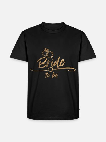 Bride to be - Junggesellenabschied - Männer Premium Bio T-Shirt - Schwarz
