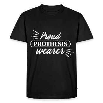 Prosthetic prosthesis Prosthesis Bionics - Men's Premium Organic T-Shirt - black - Front - Nico (187cm)
