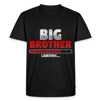 Frère Frech Maternité de famille - T-shirt Premium bio Homme - noir - Devant - Nico (187cm)